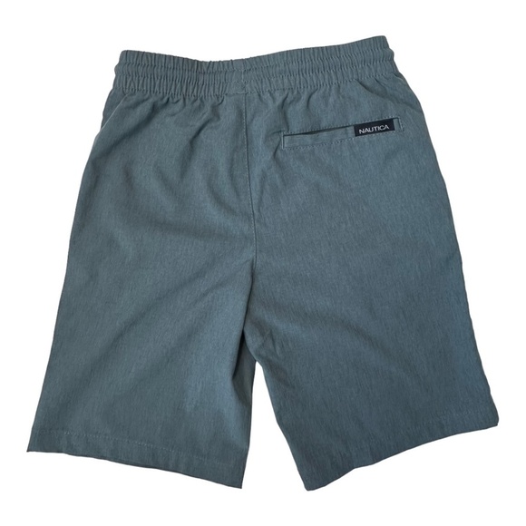 Nautica Boy's Blue Active Pull-On Shorts with Drawstring Waist Size 8 - Picture 2 of 9